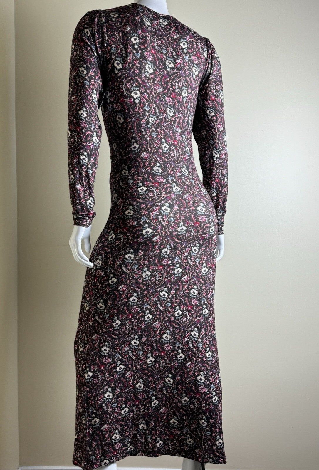 SOFT Joie MARIGOLD Long Floral Dress Sz S. (B.55)