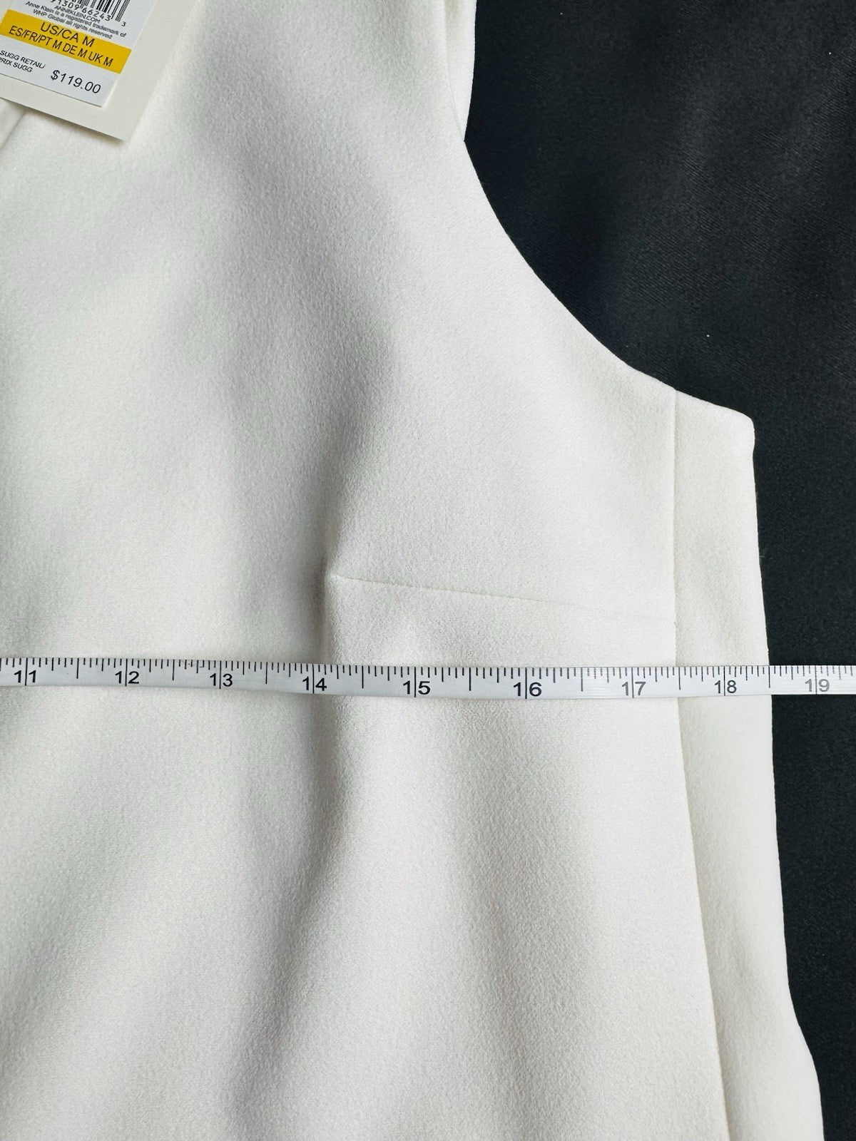 $119 Anne Klein Women's Jacket Sz M Sleeveless      (B.154)