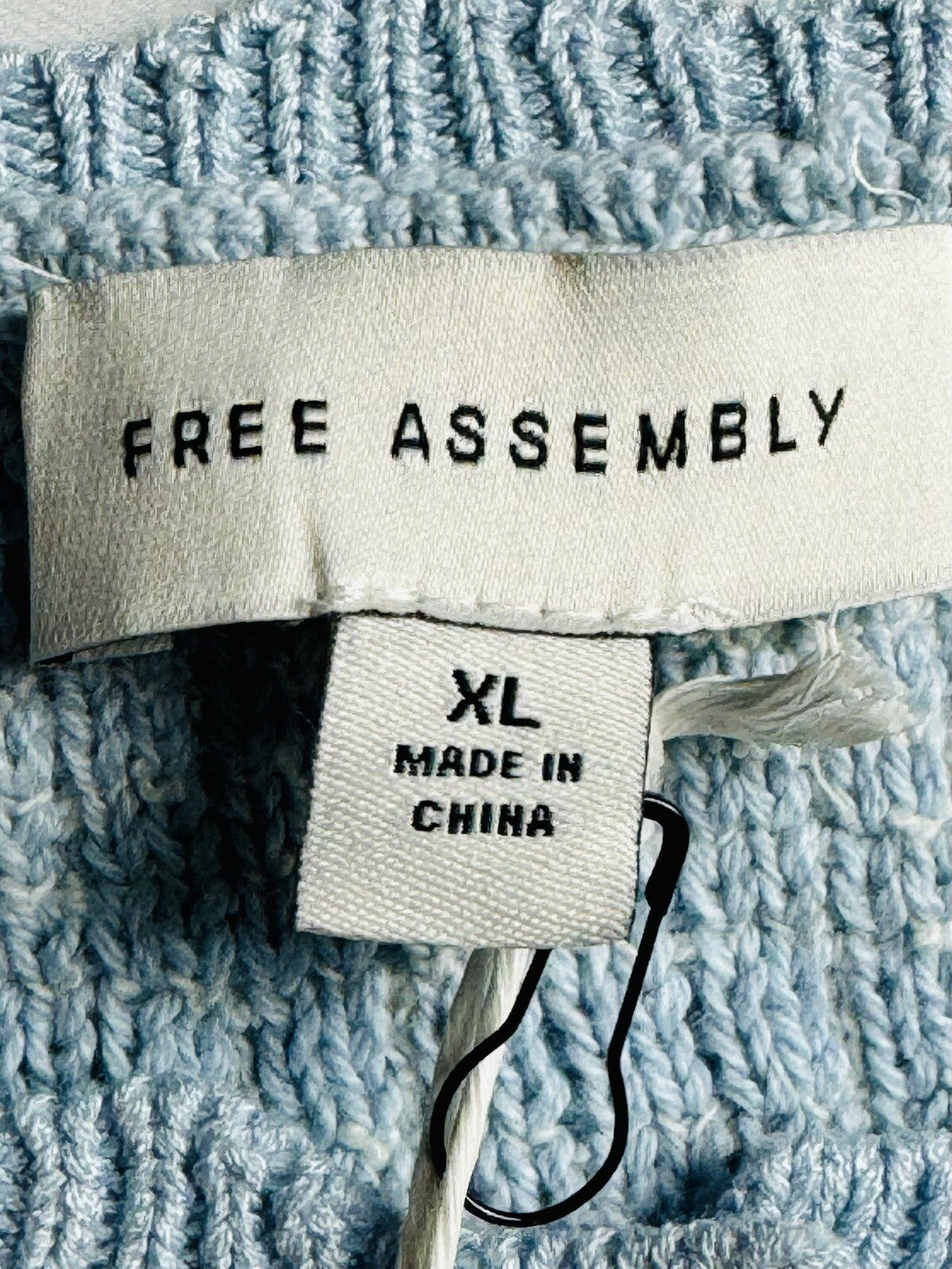 Free Assembly Women’s Knit Blue Dress Sz XL (66)