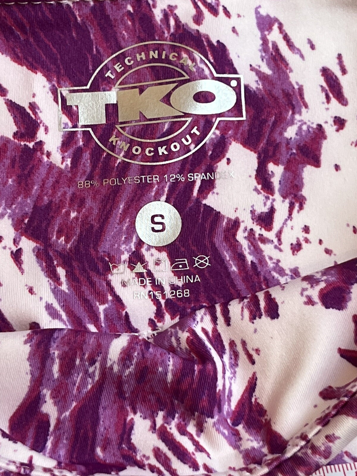 TKO Technical Knockout Women’s Size S Yoga Pants Leggings Media Pocket