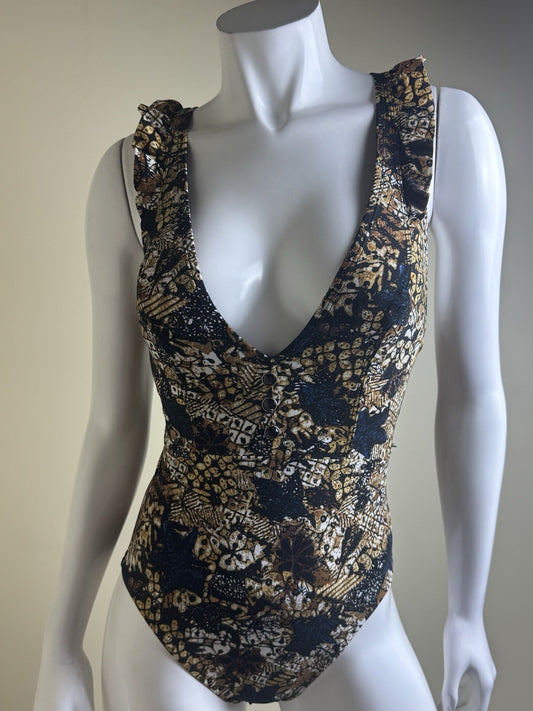$192 Amoressa Fresco Multi One Piece Swimsuit Sz 8.  (B.151)