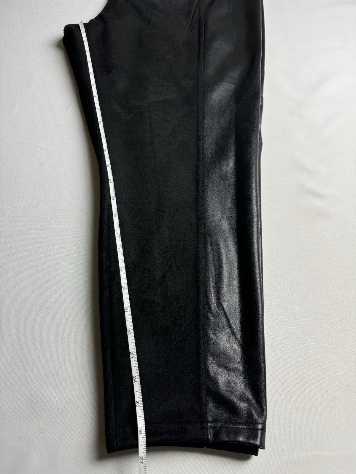 $79 Marc New York Women’s Black Pants Faux Leather Sz 3XL  (B.72)