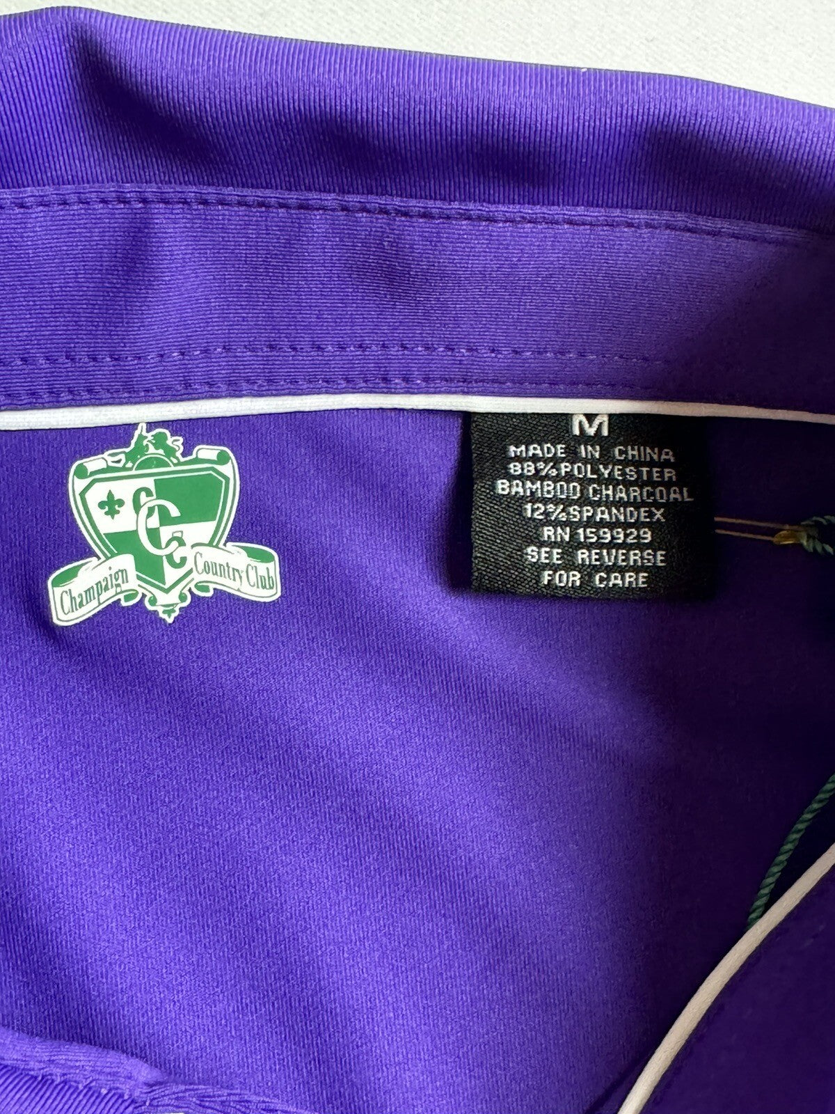 Champaign Country Club Women's Golf Polo Shirt Size M.       (B.77)