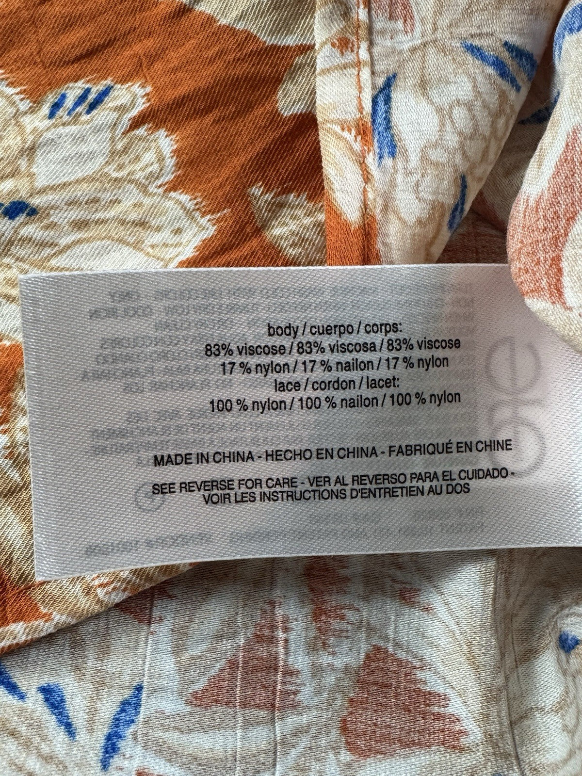 Sam Edelman Women's Palmer LaceTrimmed Camisole Sz XL.     (B.027)