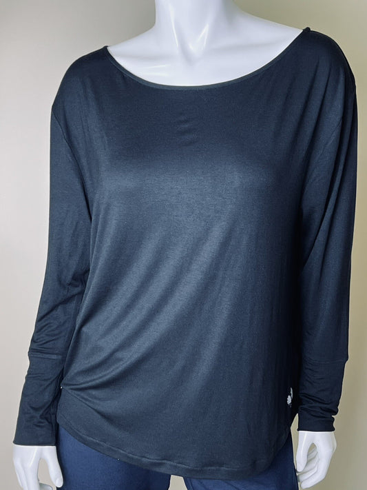 TASC Women’s Size L Long Sleeve Base Layer Shirt Bamboo Organic Cotton.   (B.50)