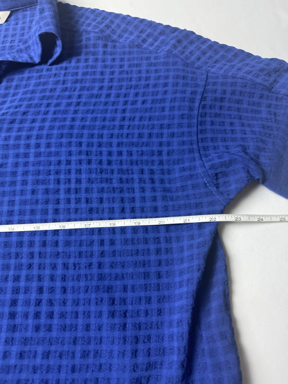 $98 Max Studio Women’s Blue Button Down Shirt Size S.  (B.136)