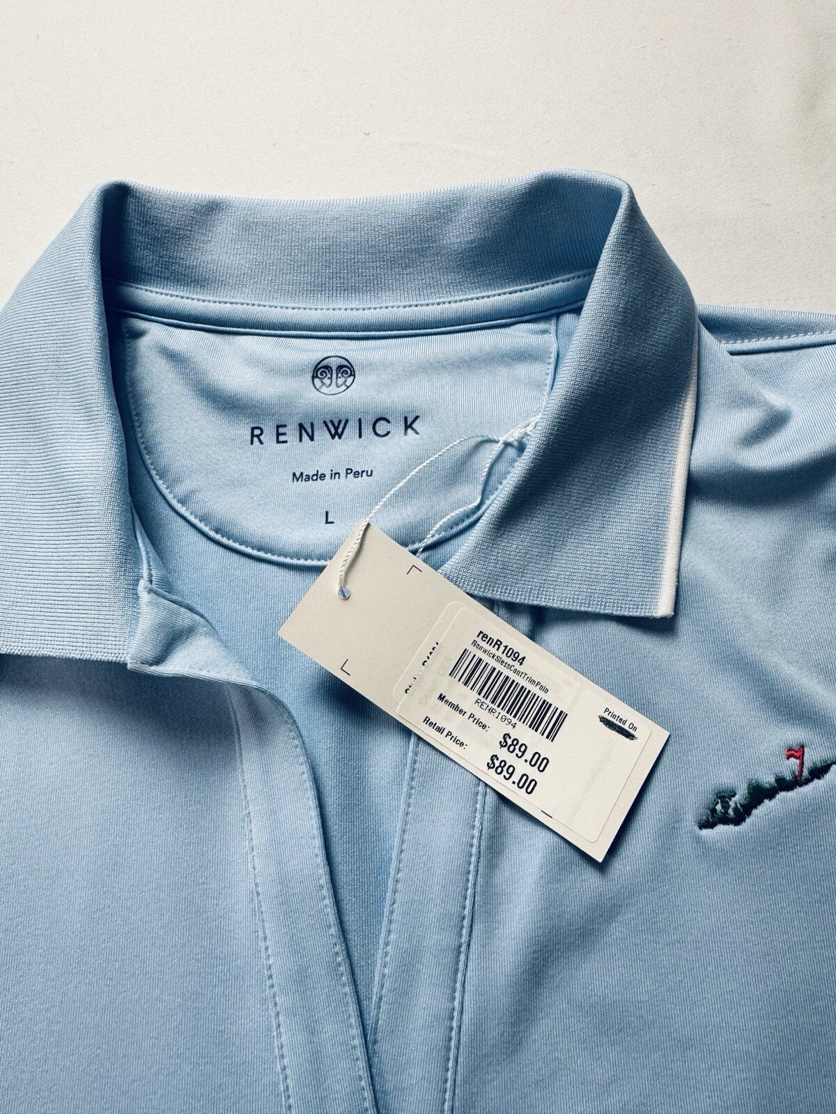 Renwick Women’s Polo Golf Shirt Sz L    (B.132)