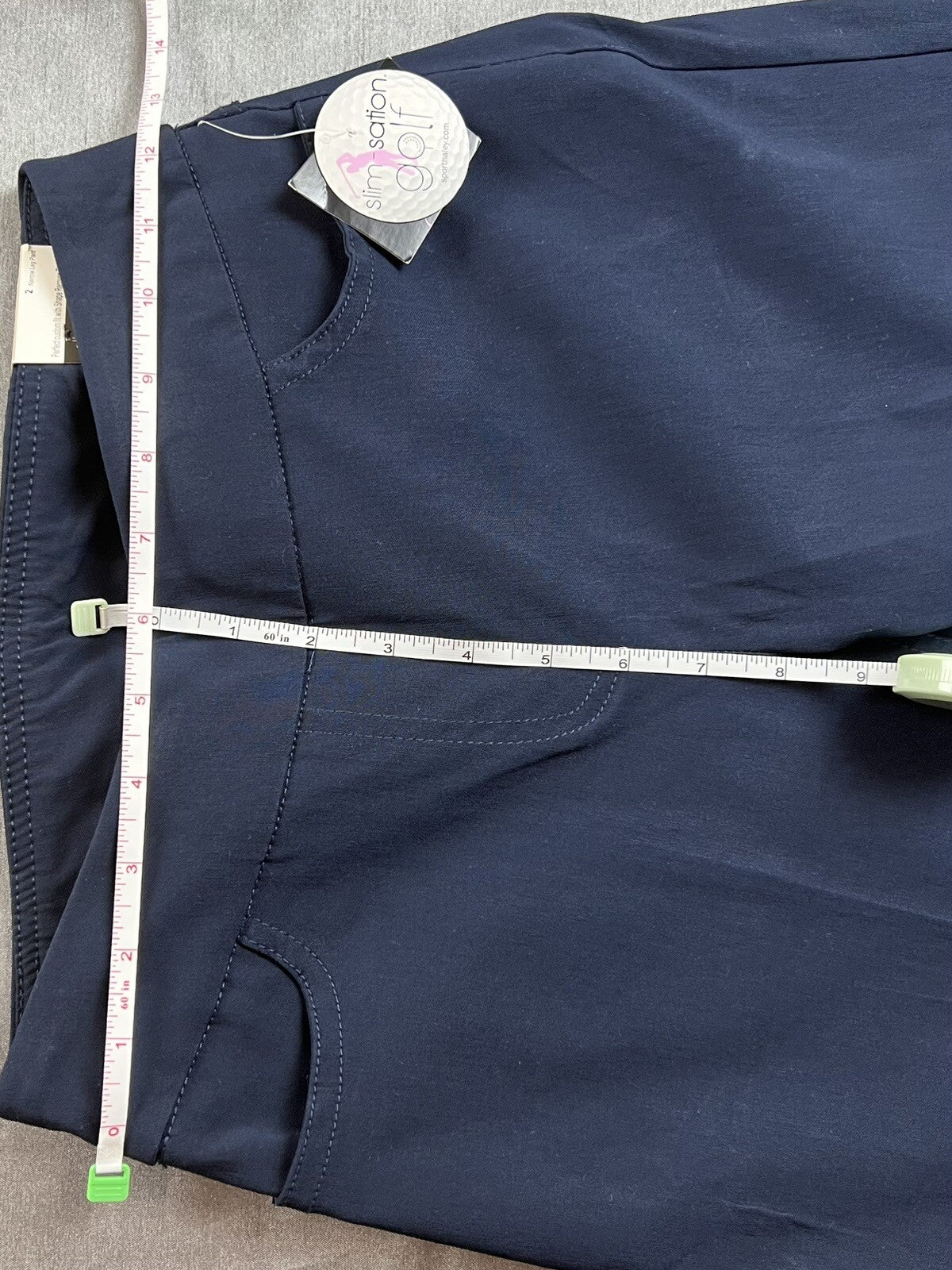 Slim Sation Women’s Golf Pants Navy Size 2