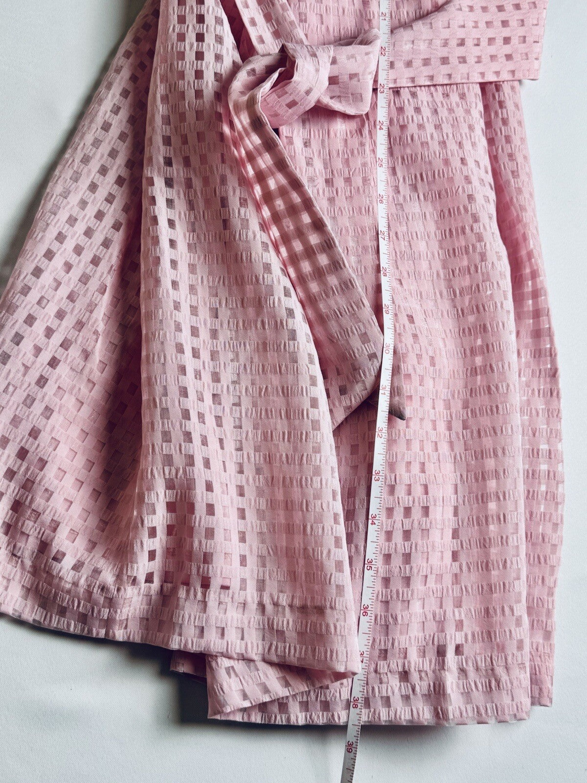 $129 Anne Klein Women's Belted Dress Pink Sz 8.      (B.78)