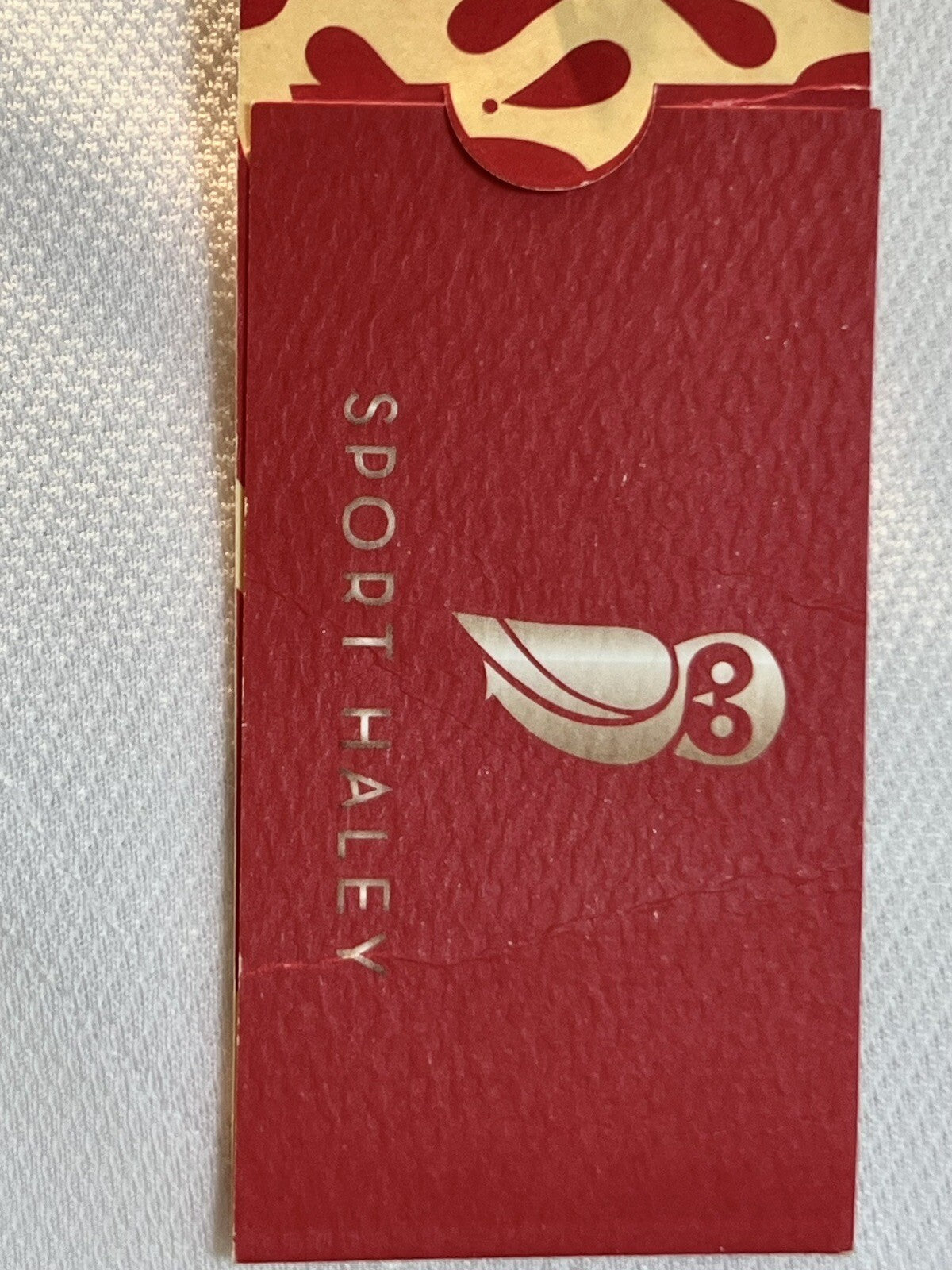 Sport Haley Women's Top Golf Shirt White/Blue Collared Sz L (B.48)