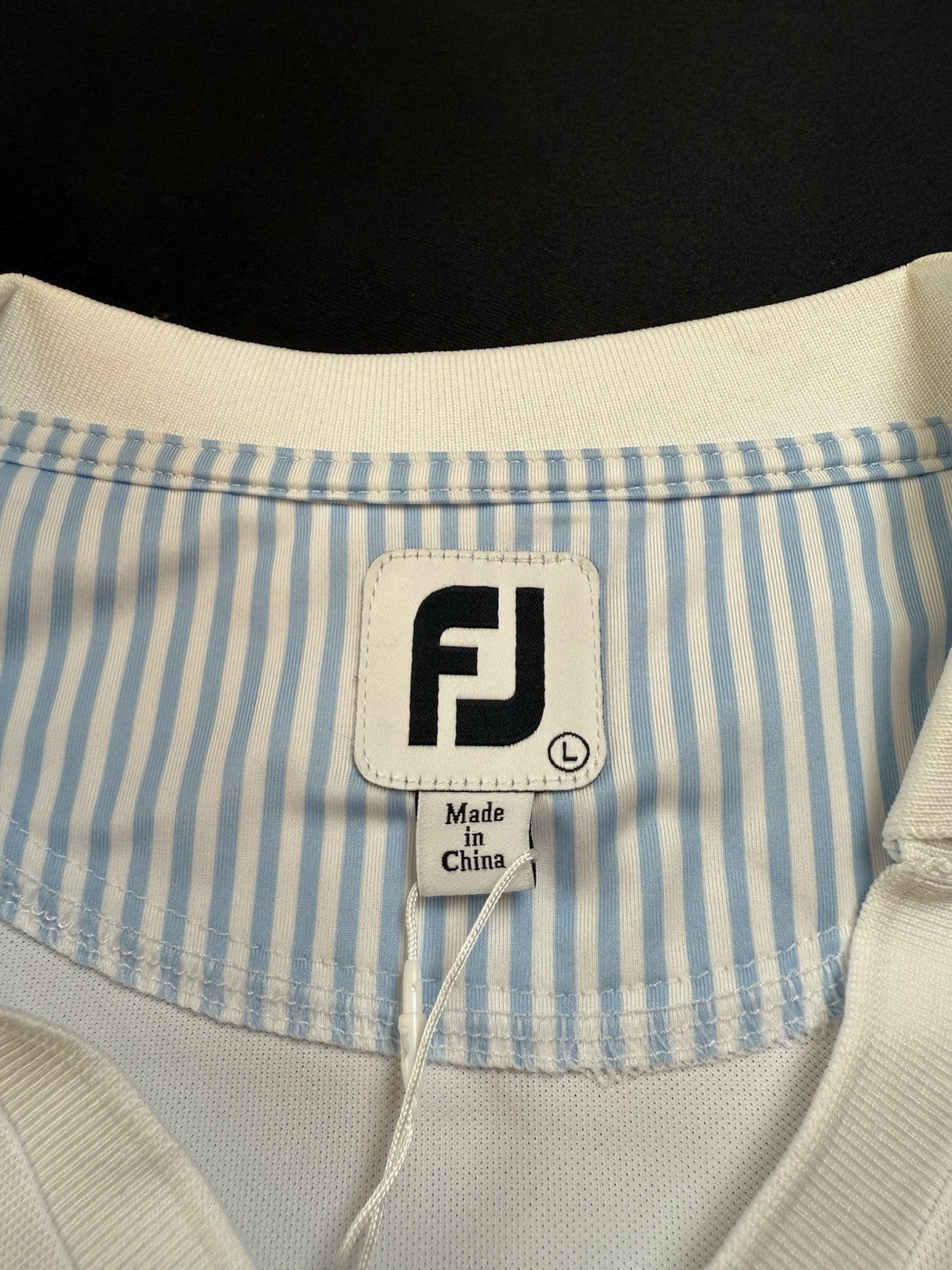 FootJoy Women's Golf Polo Shirt  Sz L.    (B.167)