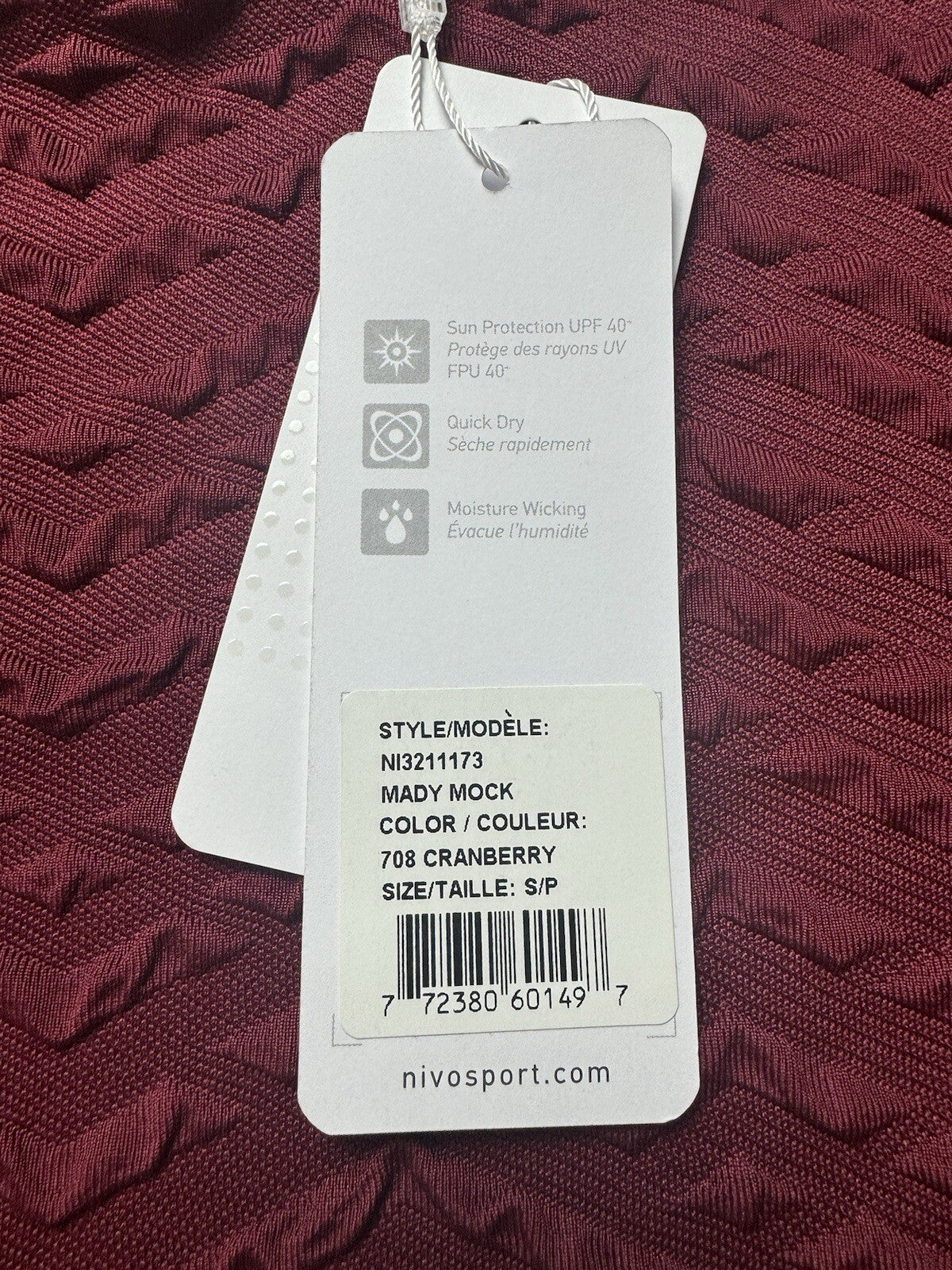 NIVO SPORT Women's Golf Sweatshirt Size S. (B.106)