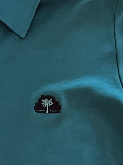 Clover MountainTop Women's Golf Polo Green Shirt Sz S    (16)