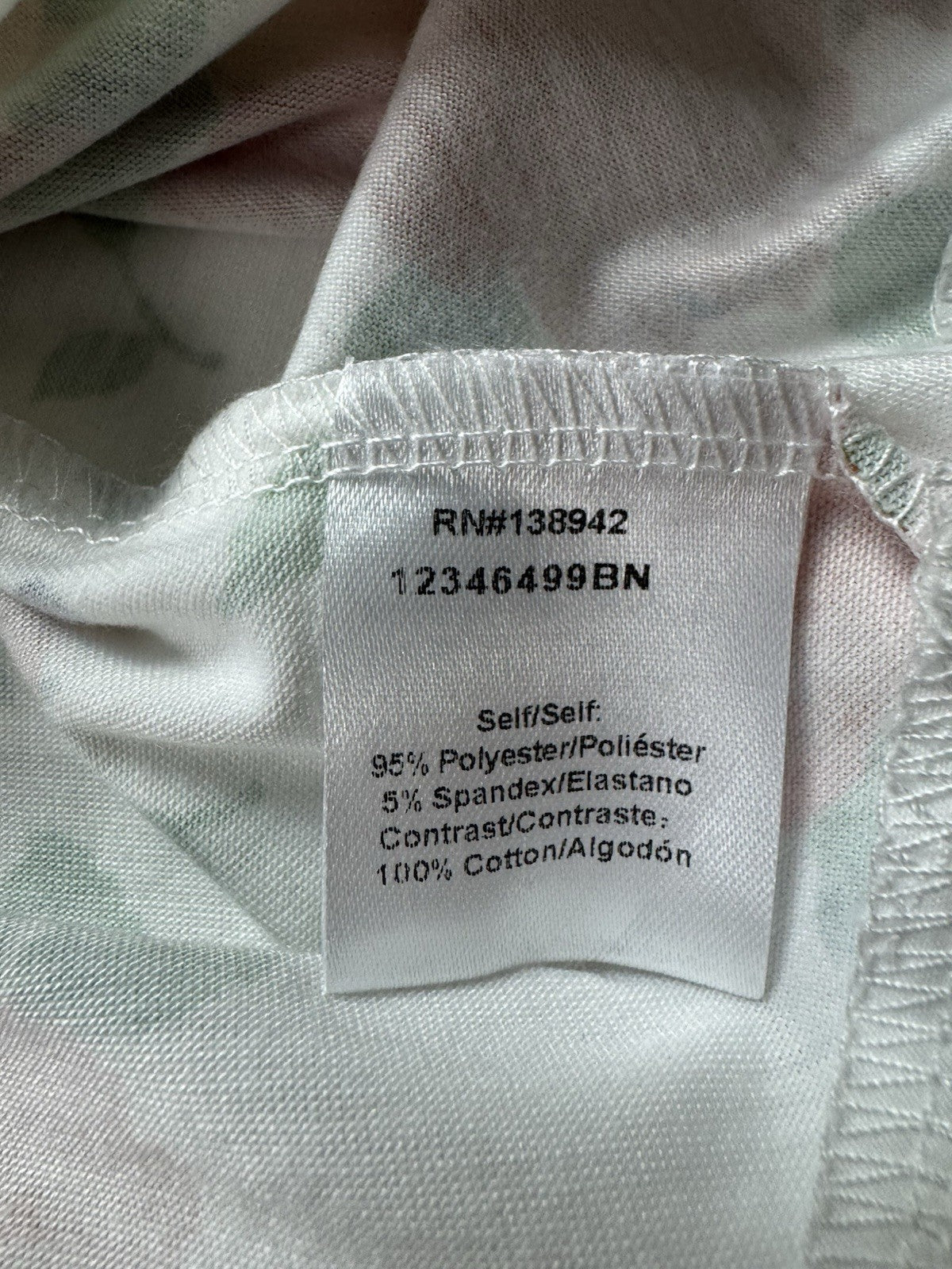 Blush Noir Women’s Floral Tank Top Sz S. (B.150)