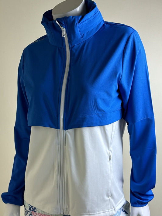 $198 RLX Ralph Lauren Women's Golf Jacket Full Zip Hood Sz M. (B.88)