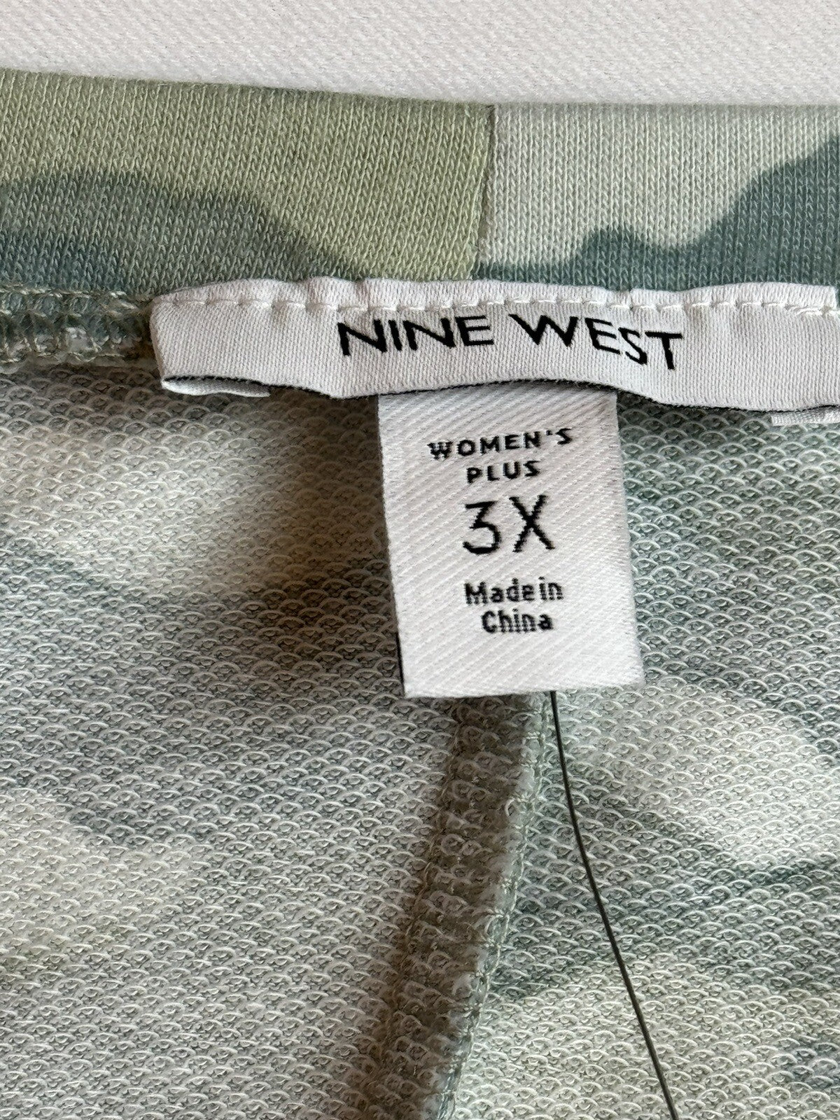 Nine West Women’s Camo Dress Tank Sleeveless Stretch Sz 3XL      (B.65)