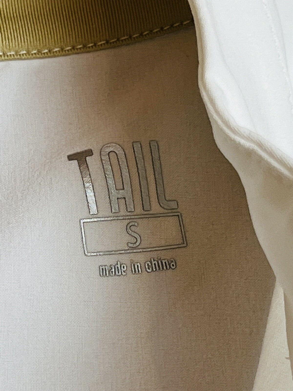 Tail Women's Golf Shirt White Short Sleeve Size S (B.13)