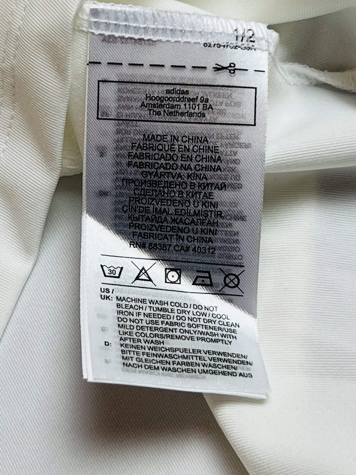 Adidas Women’s Polo Golf Shirt SZ M White Climacool