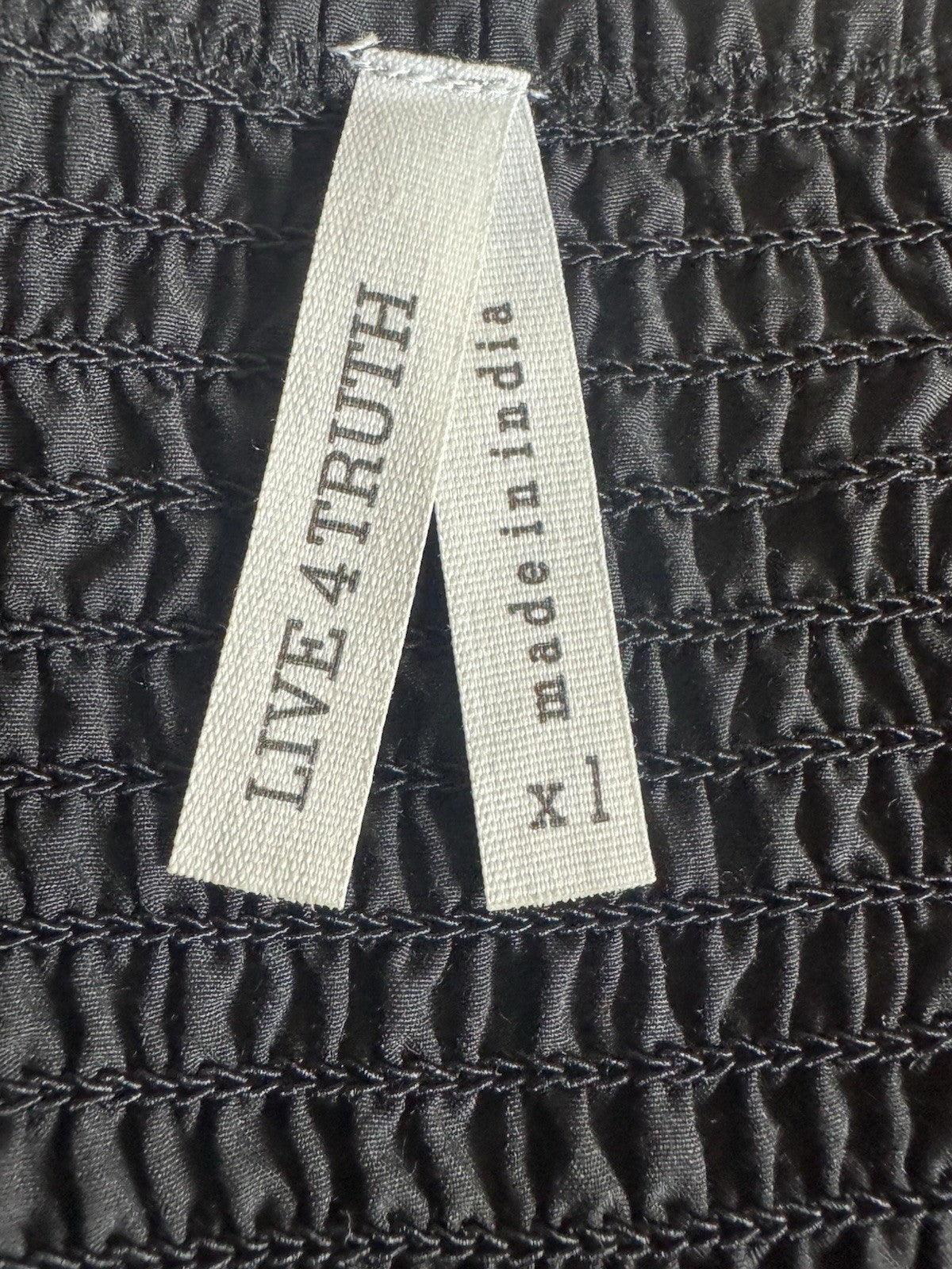 Live 4 Thrust Women’s Black Blouson Dress Sz XL     (B.176)