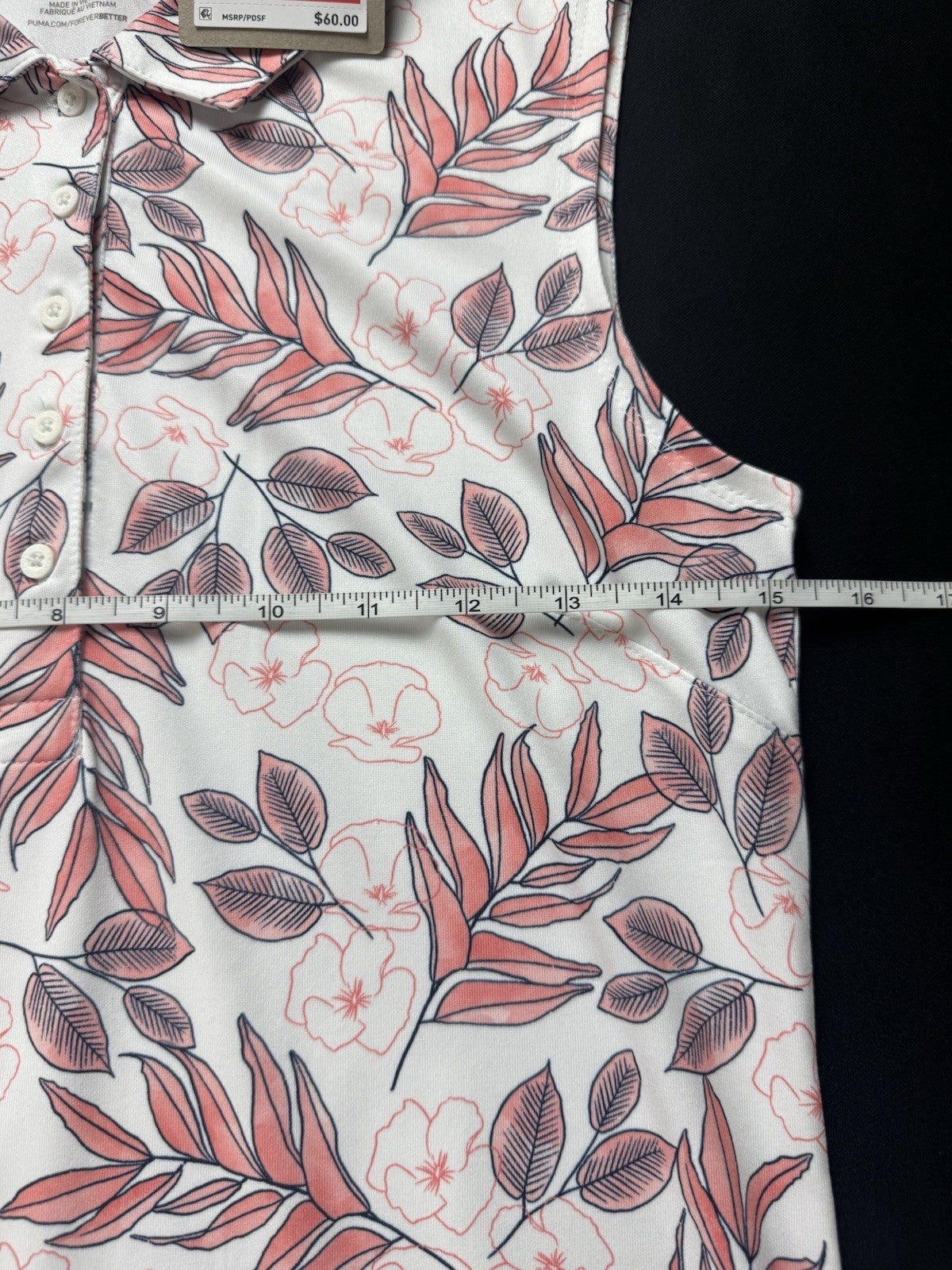 $60 Puma Women’s Golf Shirt Sleeveless Sz XS.  (B.153)