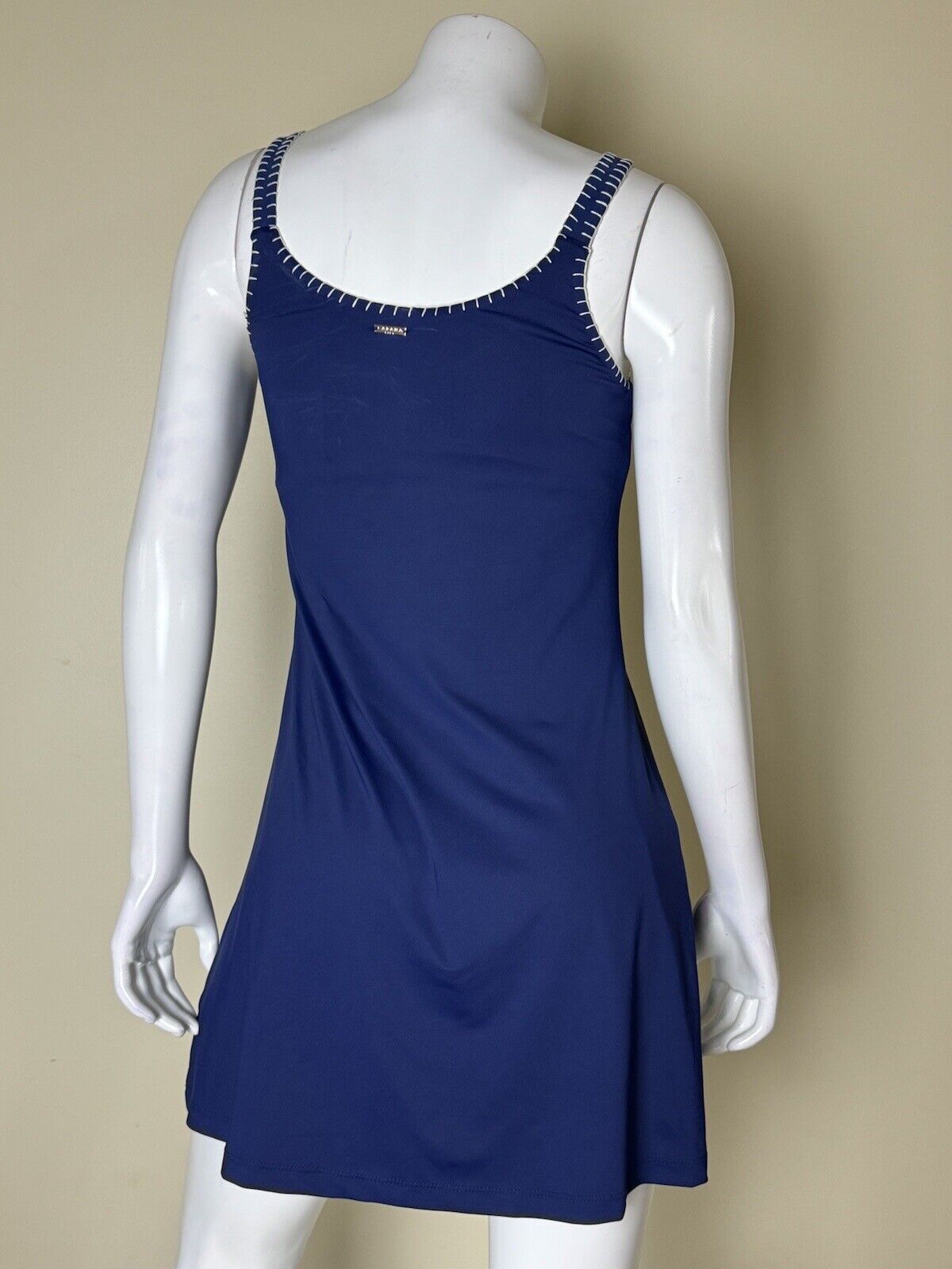 Cabana Life Sz S Active Sport Tank Dress Navy. (18)