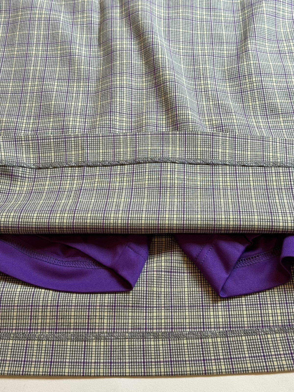 E.P PRO Women’s Golf SKIRT-Skort Purple and Gray Sz 14. (61)