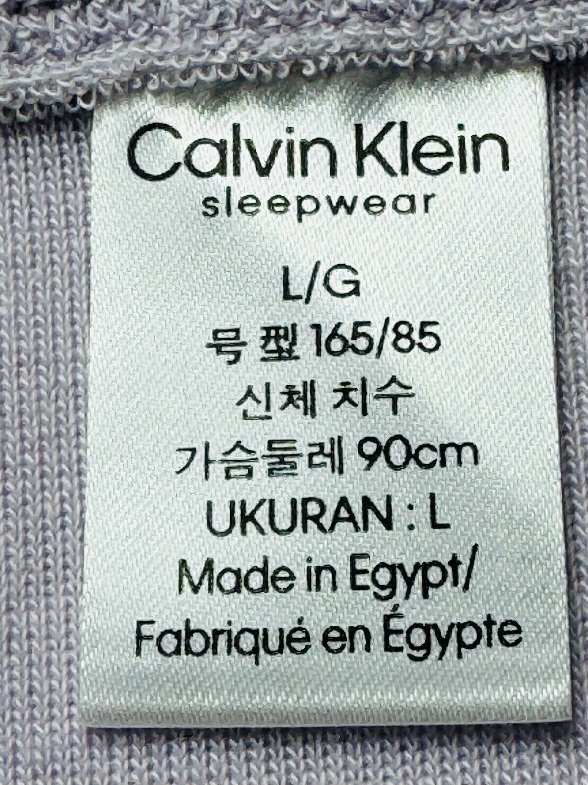 $76 Calvin Klein Women’s 2 Piece Lilac Sleepwear Sz L. (B.70)