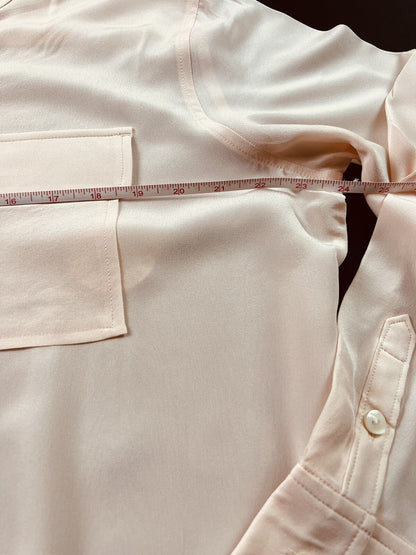 Spartina 449 Women's Renee Silk Blouse Peach Pink Size L - product photo 7
