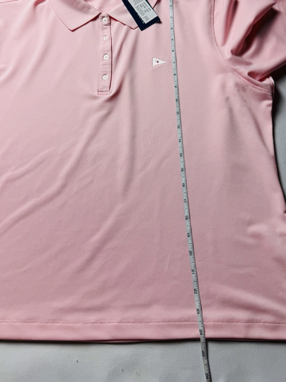 ADMIRALS COVE Women’s Pink Golf shirt Sz 2XL.  (B.154)