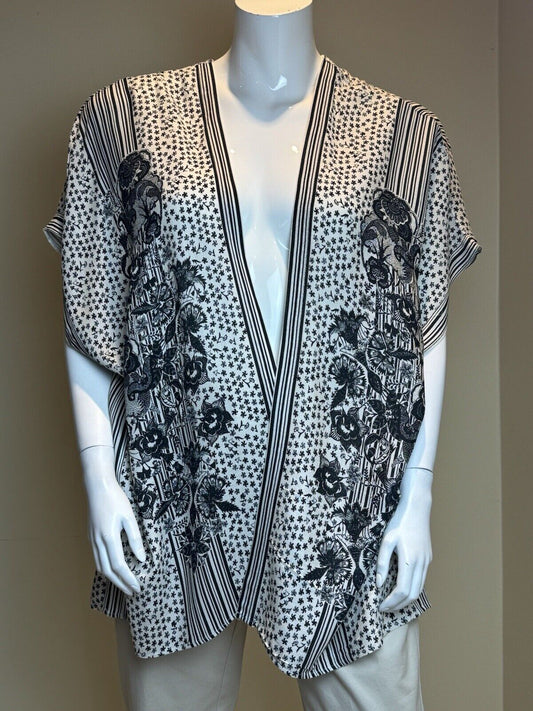 $198 Max Studio Women's Cover Up Kimono Size L. (B.87)