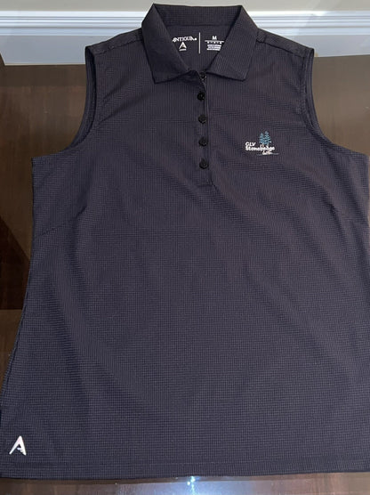 Antigua Women's Golf Shirt Black Size M (B.16)