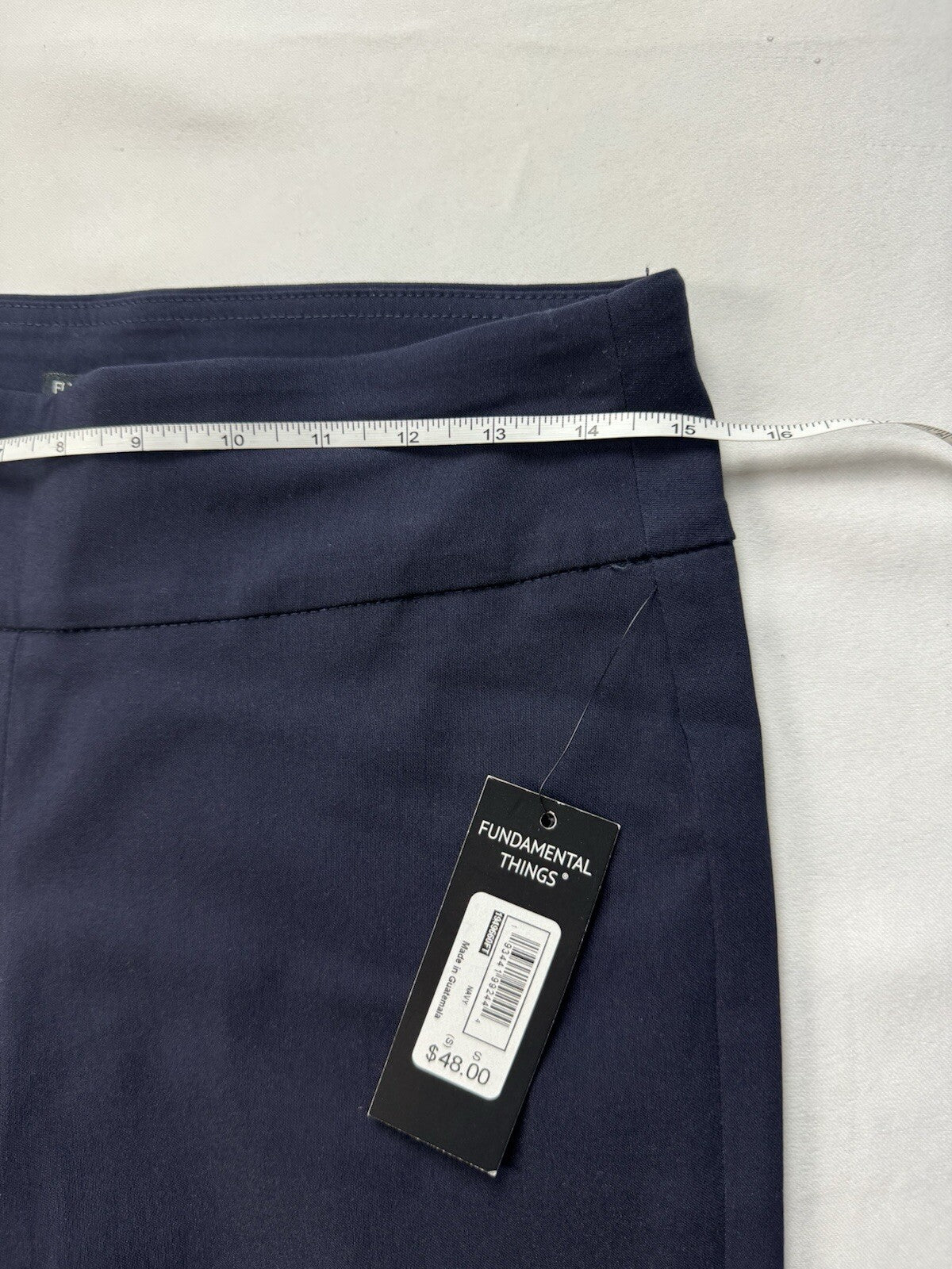 $48 Fundamental Things Women's Navy Pants W/crystals Sz S.     (B.38)