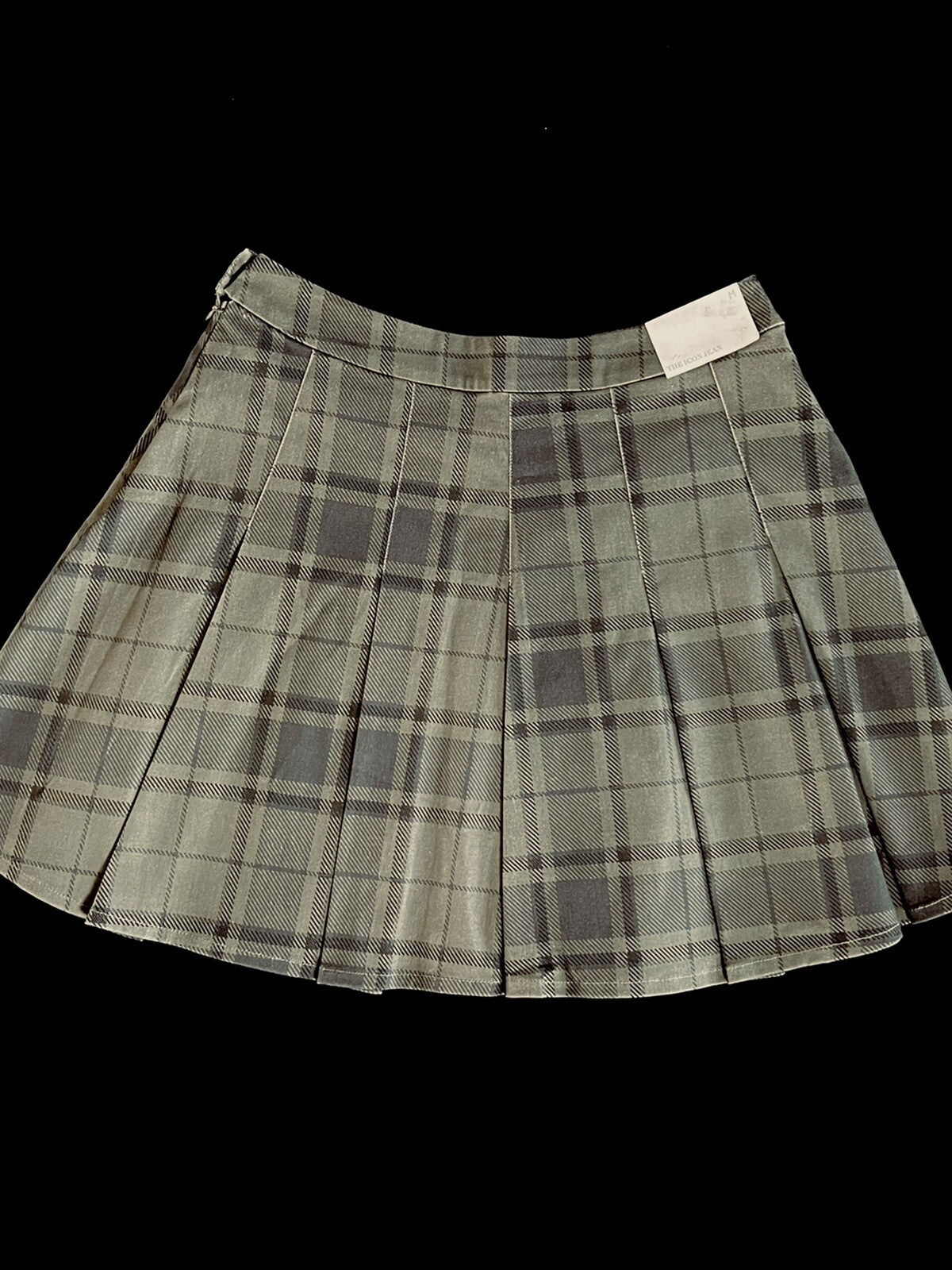 Weworewhat Women's Skirt Size M Green Plaid