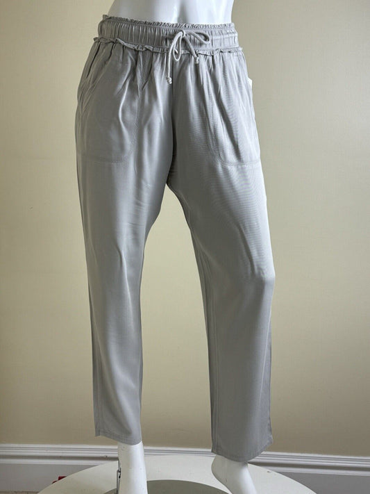 $148 Splendid Women's Beige Drawstring Pants Size M. (B.79)