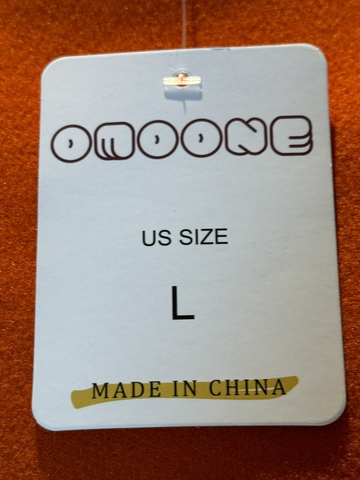 Omoone Women's Cardigan Coat Long Sleeve Size L Orange     ((64)