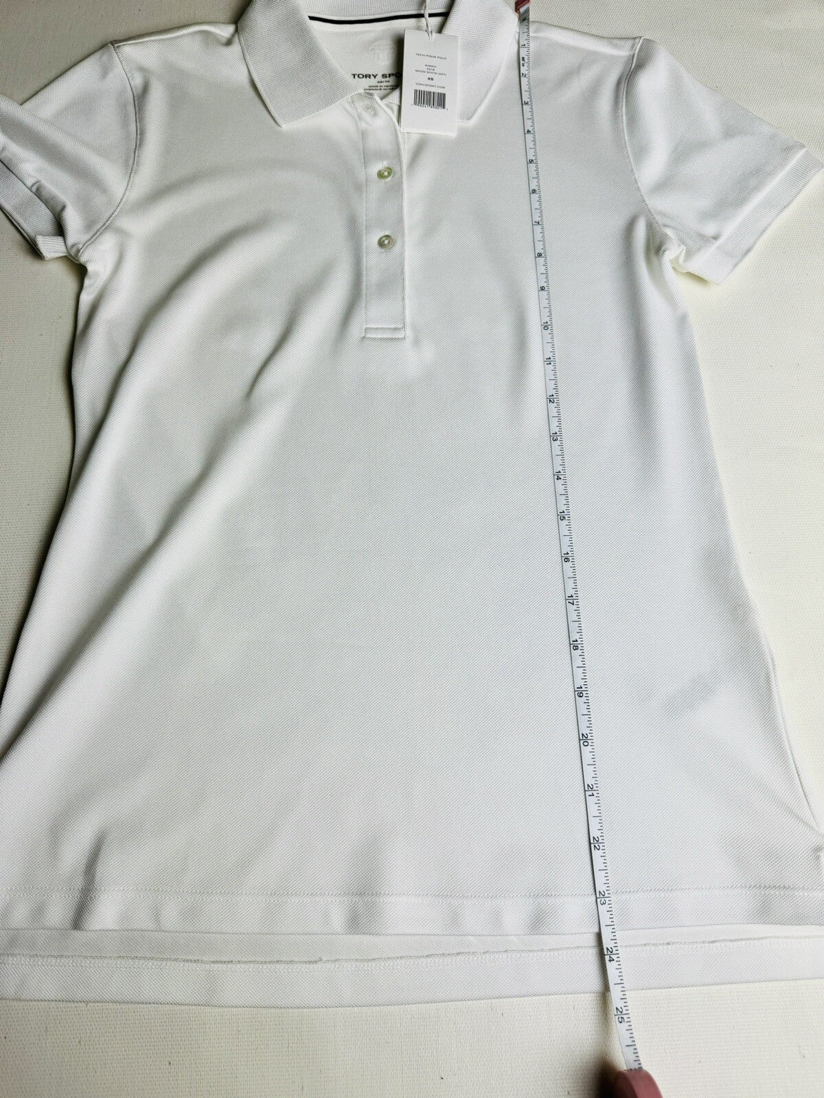 Tory Sport Women’s Golf,Tennis SHIRT White Sz XS. (01)