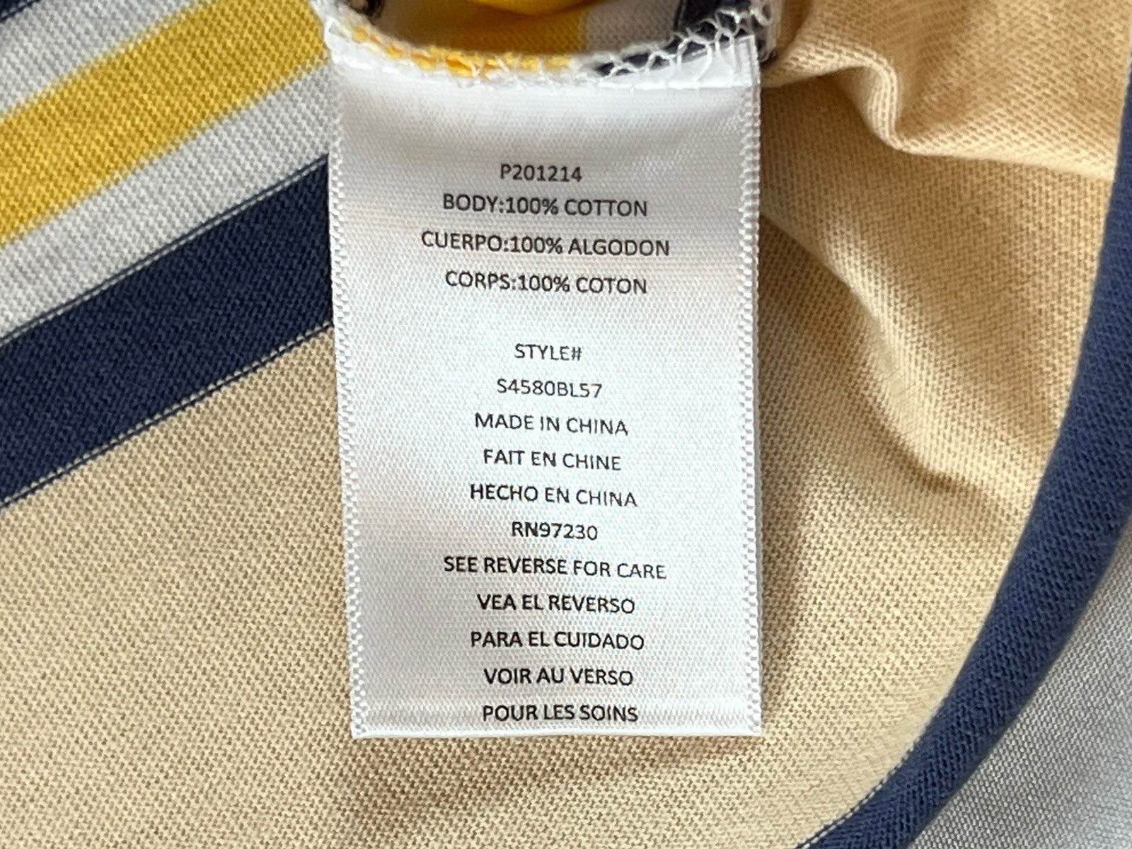 Almost Famous Women’s Long Sleeve Shirt Sz L Stripes Multicolor