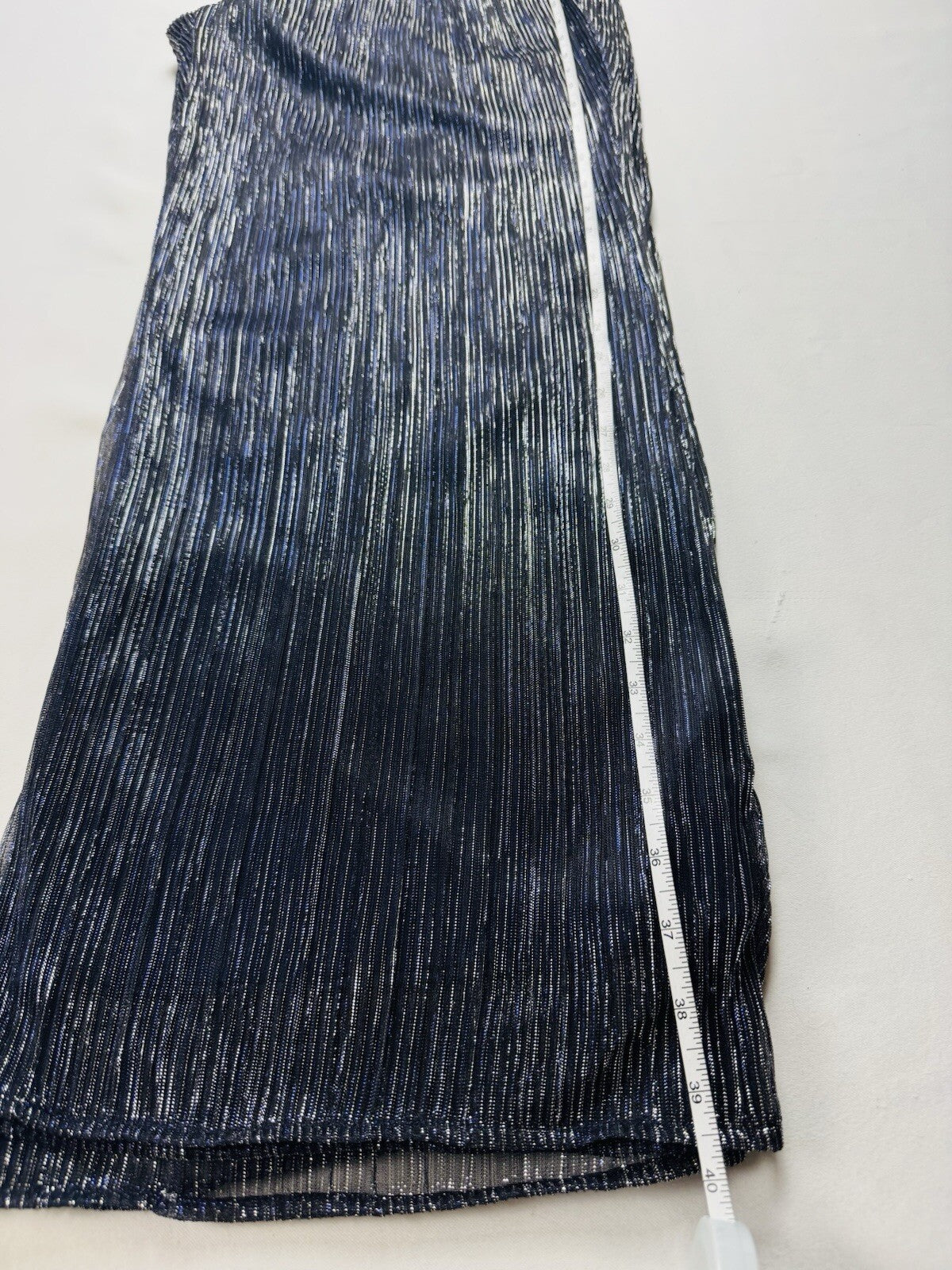 $99 JM Studios by John Meyer Women's Sparkle Blue Pants Sz M (B.142/1)