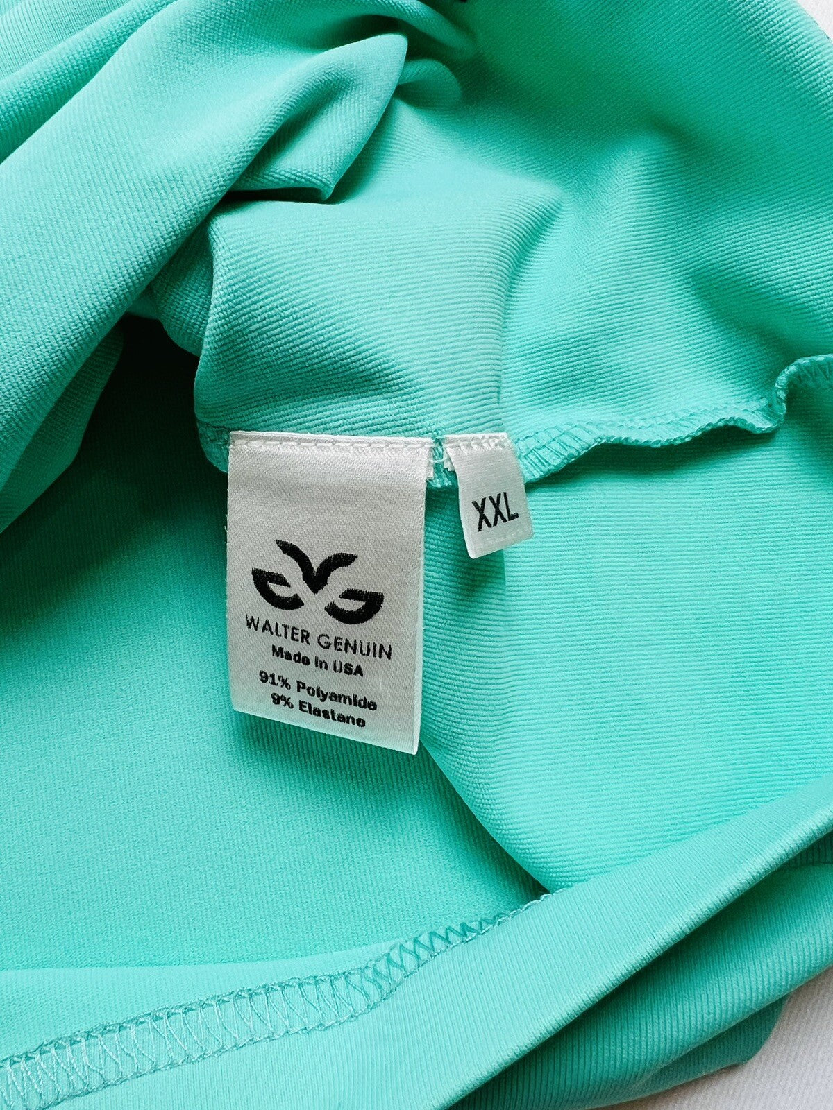 Walter Genuin Women's Green Sweatshirt Golf  Top Sz 2XL