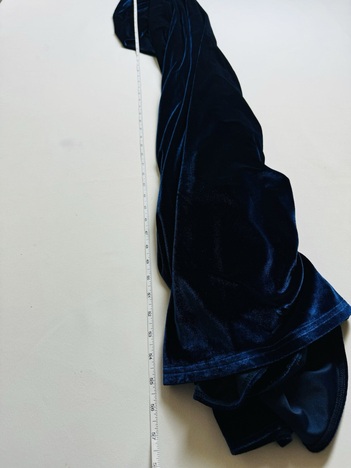 Miss Ord Strapless Velvet Mermaid Dress Royal Blue Sz L. (B.97)