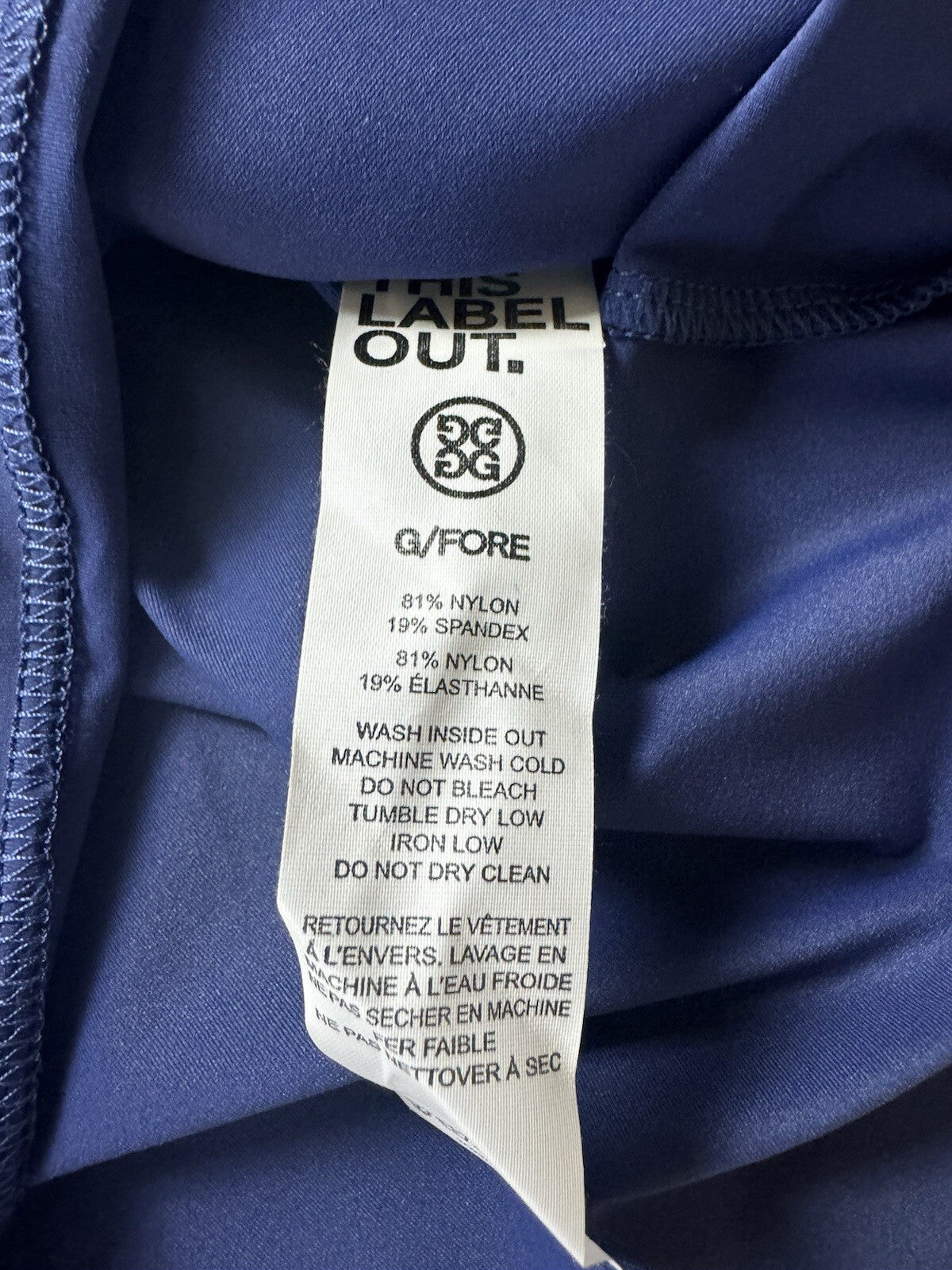 G/FORE Women’s Golf Blue Sweatshirt Sz L   (B.111)