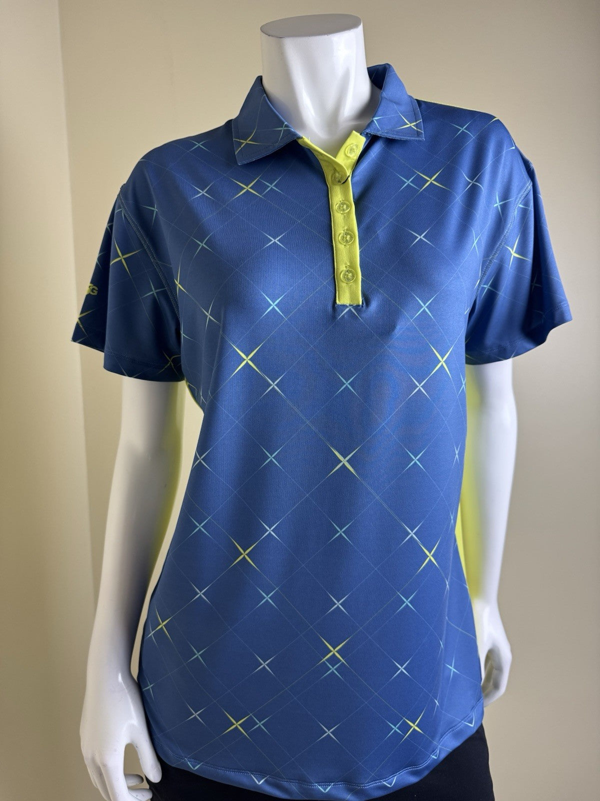 H5G High 5 Golf Women’s Polo Shirt Sz L.  (B.160)