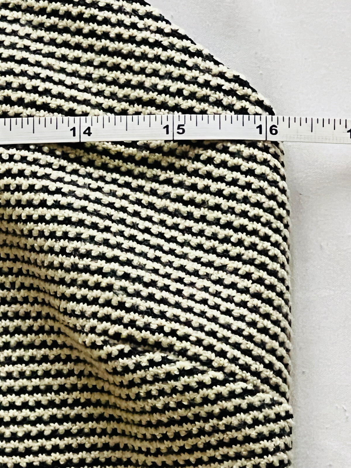 ABS Denim Collection Allen Schwartz Women’s Top Beige Black Sz M Tank Top