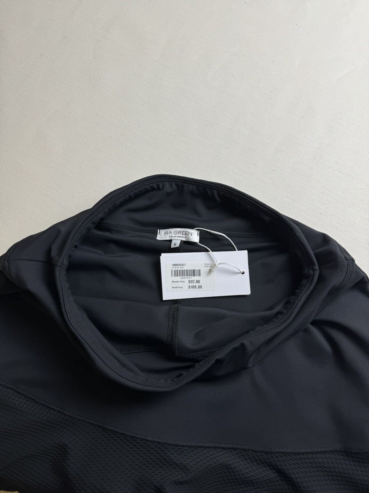 FIA Green California Women’s Black Skirt Sz M. (B.67)