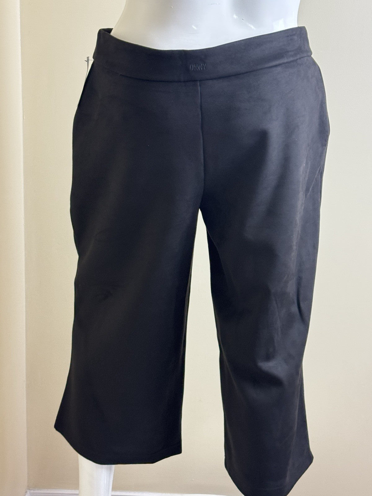 DKNY Sport Women's Suede Pants Sz XL     (B.191)