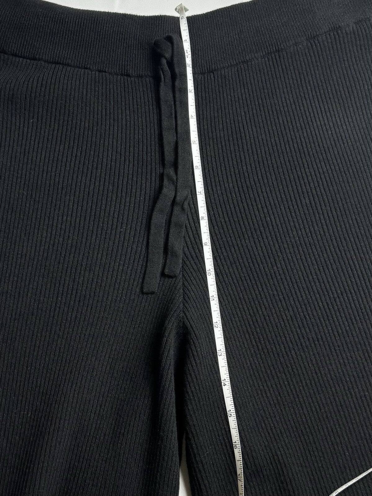 $175 Ralph Lauren Women’s Black Knit Stretch Pants Sz XL  (B.96)