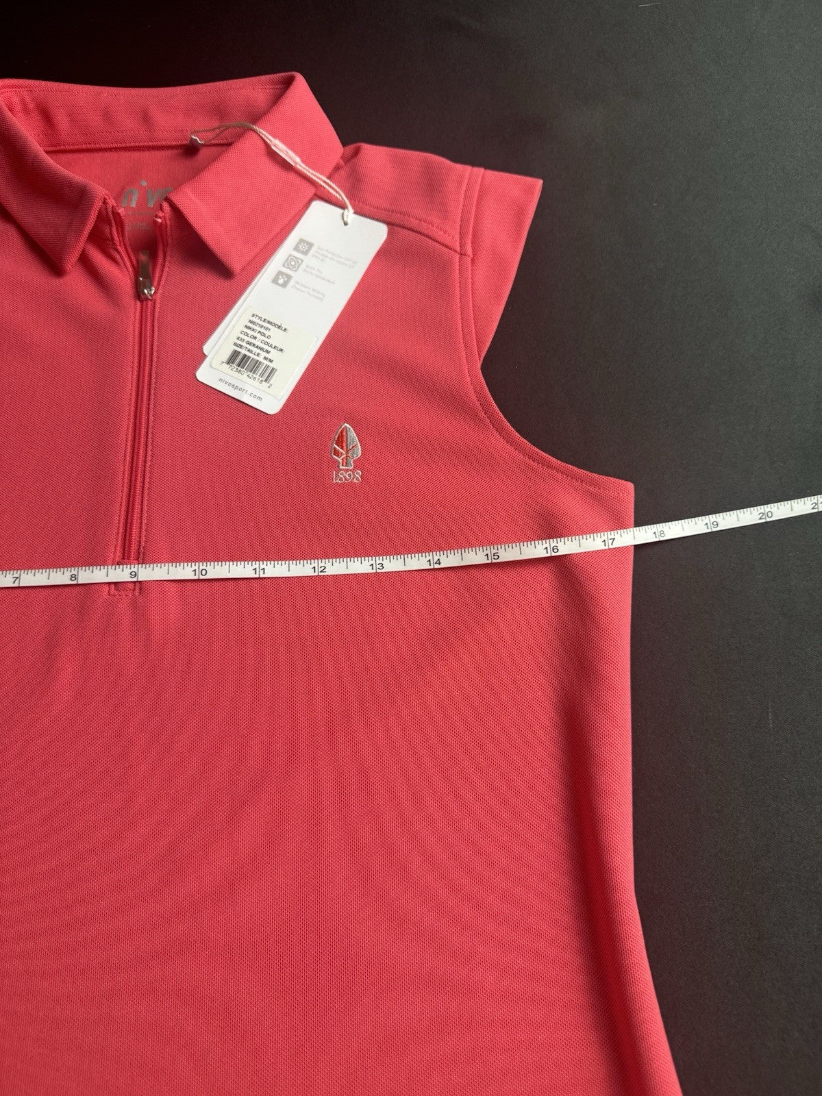 $80 NIVO Women's Golf Shirt Size M.    (B.163)