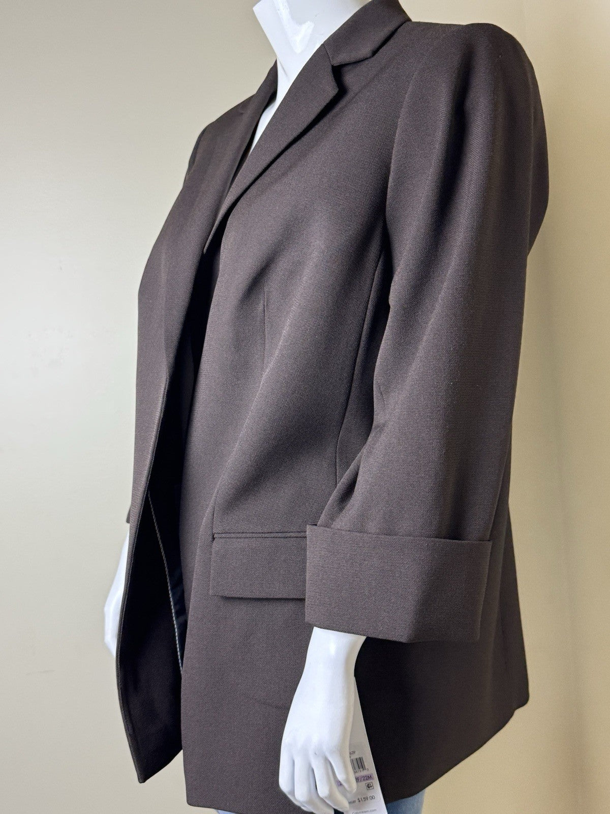 $159 Calvin Klein Women's Open-Front Blazer Jacket Size 22W. (B.155)