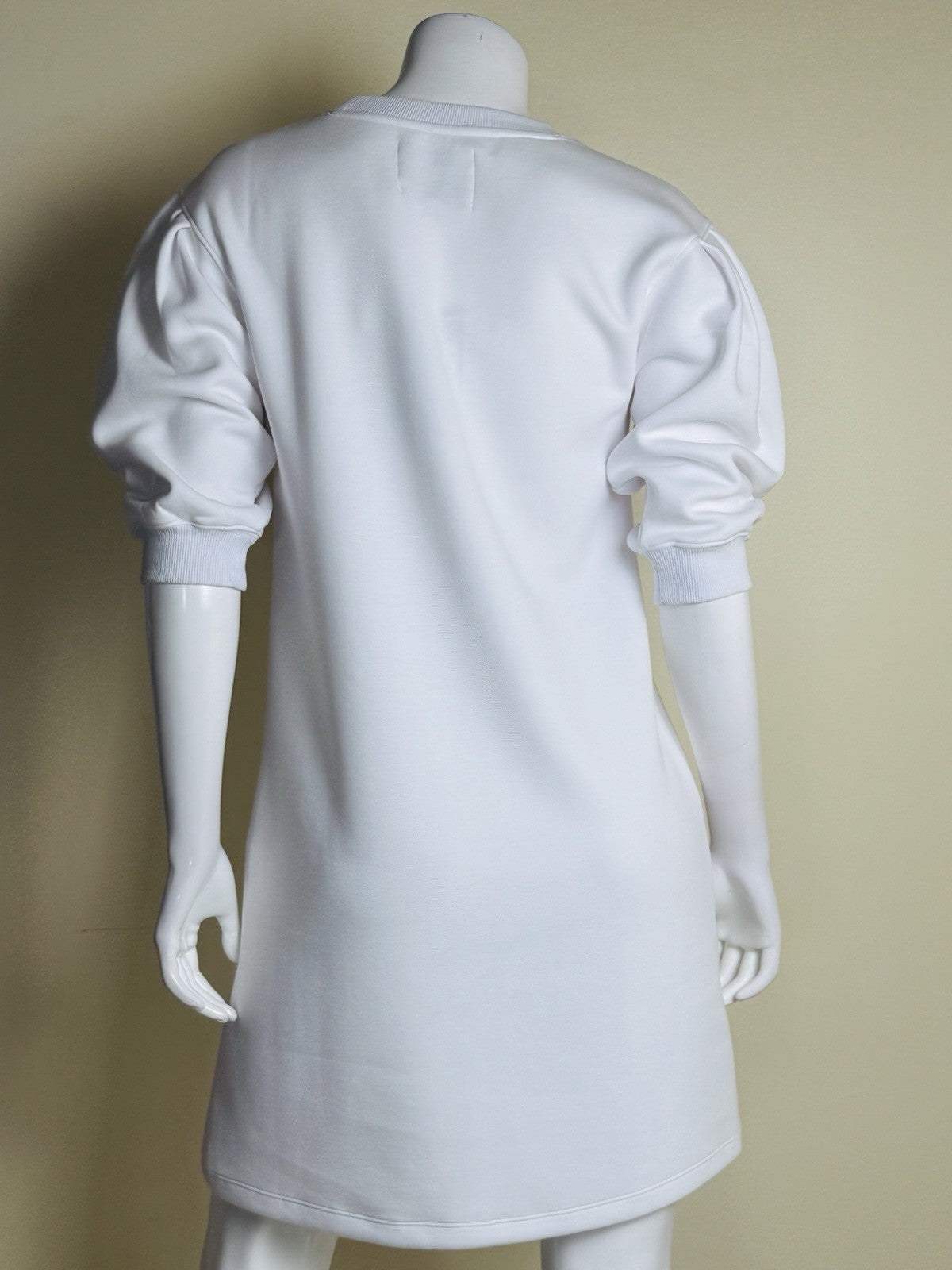 ADDISON BAY Women's White Knit Cedar Dress Sz XS.      (B.062)
