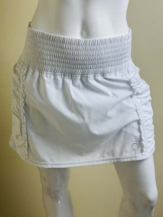 The Bubble Ruffled Pleated Golf Tennis Skirt Sz L. (B.156)